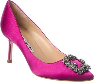 Manolo Blahnik Hangisi 70 Satin Pump