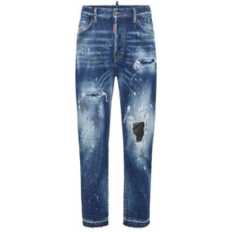 Dsquared2 Heren, Jeans, Blauw, Maat: XS Denim