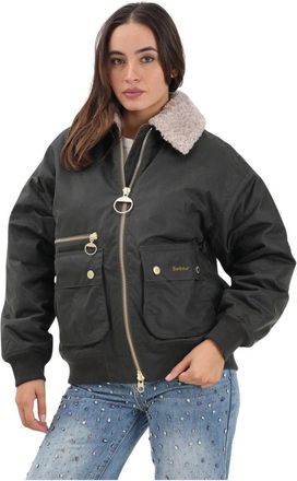 Barbour Maxine Bomber - Dames - Winterjassen - Groen - M - Jassen
