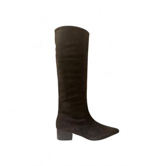 Silent D Womens Kaias Boot In Chocolate Suede