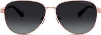 Michael Kors round-frame sunglasses - unisex - Metal - 61 - Pink