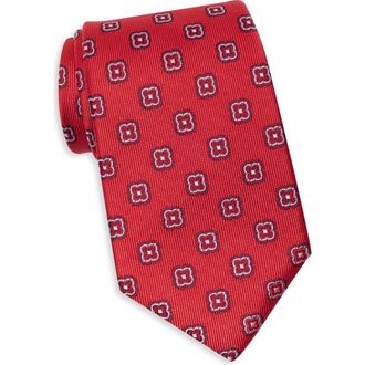 Duchamp Medallion Silk Tie in Red at Nordstrom Rack