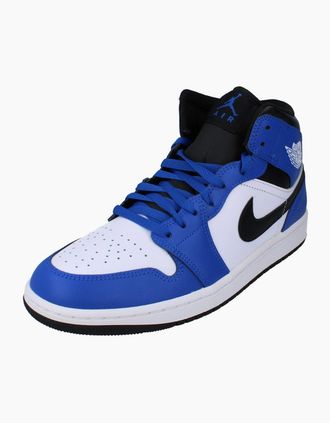 Nike Mens Nike Air Jordan 1 Mid Mens Trainers DQ8426 402 - Blue - Size: 10.5