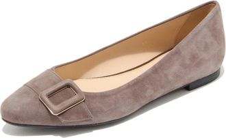 Tod's Stijlvolle leren schoenen gemaakt in Itali&euml; - Dames - Ballerinas - Bruin - 36 EU - Leer - Schoenen