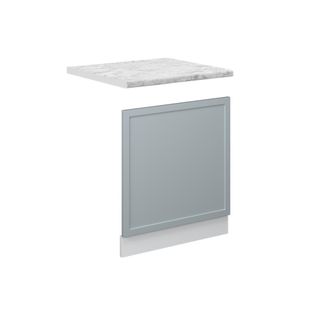 Vicco Panel Frontal Fame-line, Azul Claro-gris, 60 Cm, Et M&aacute;rmol