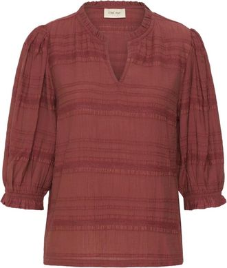 Cream Blouses - Dames - Blouses - Rood - L - Overhemden