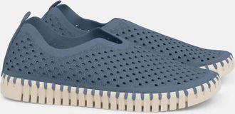 Ilse Jacobsen MenS Tulip 140 Shoe In Blue Grey