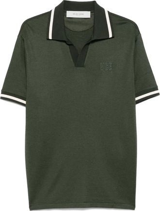 Golden Goose Polo con colletto a punta - Verde