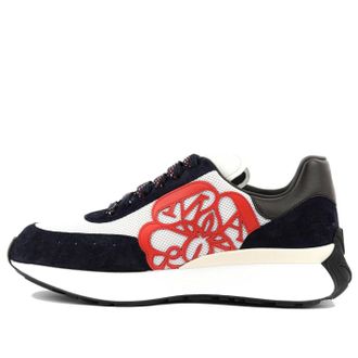 Alexander McQueen Sprint Runner Black White Red 705074W4V618928