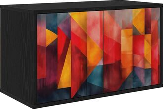 vidaXL Mueble De Tv Montado En La Pared Heesch 69 X 33 X 40 Cm Vidaxl
