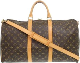 Louis Vuitton Pre-owned Weekend Bags, male, Brown, Size: ONE SIZE Pre-owned Vintage Monogram Boston Bag