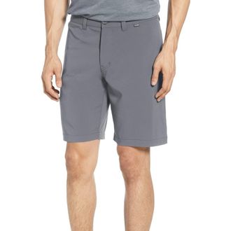 Travis Mathew Starnes Stretch Performance Shorts in Quiet Shade at Nordstrom Rack, Size 32