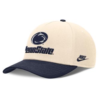 Nike Penn State Primetime Rise Academic Nike Mens Dri-FIT College Adjustable Hat in Brown | NC060C38PSV-6QM