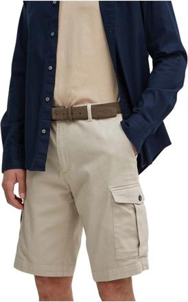 Liu Jo Cargo Shorts - Heren - Korte Broeken - Beige - M - Katoen - Korte Broeken