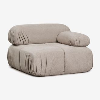 Sklum M&oacute;dulo Esquinero Derecho Para Sof&aacute; Modular En Boucl&eacute; Envasado Al Vac&iacute;o Kendall Sklum
