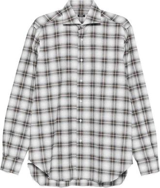 Barba Check-Pattern Shirt
