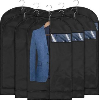 OEM 10 Piezas Fundas Para Trajes, Bolsas De Ropa Plegables Y Lavables Fundas Para Ropa A Prueba De Polvo Con Ventana Transparente Bolsa Para Ropa Con Crem