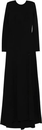 Miau by Clara Rotescu Abito lungo con spacco - Nero