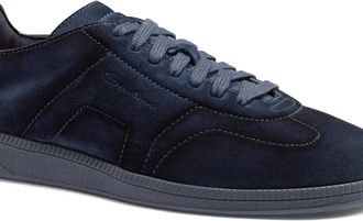 Santoni Low-Top Sneaker - Sneaker DBS Oly aus Veloursleder - Gr. 41 (EU) - in Weiß - für Damen
