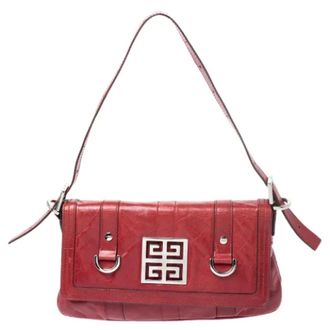 Givenchy Pre-owned Shoulder Bags, female, Red, Size: ONE SIZE Pre-owned Leather shoulder-bags
