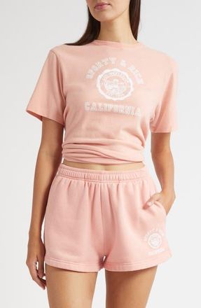 Sporty & Rich California Emblem Graphic T-Shirt in Carnation at Nordstrom, Size X-Large