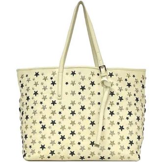 Jimmy Choo London Leather Tote Bag (Pre-Owned)