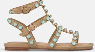 Alma En Pena Flat Studded Strappy Sandal at Nordstrom, Size 37