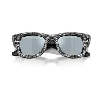 Ray-Ban Wayfarer Puffer - Dames - Zonnebrillen - Zwart - 47 MM - Nylon - Accessoires