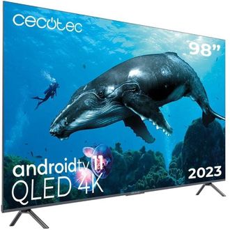 Cecotec Cecotec - Televisor Qled 98 Smart Tv V3+ Series Vqu30098+
