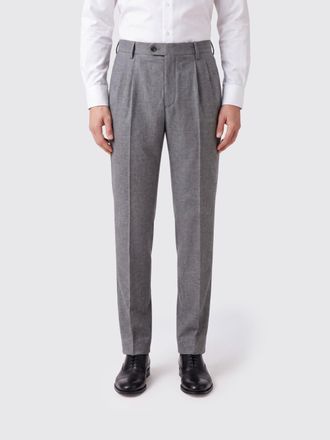 Eleventy Pantaloni sartoriali slim fit in lana e cashmere con pince