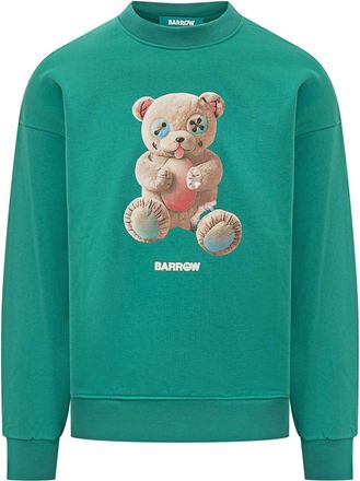 Barrow Green Crew Neck Sweatshirt