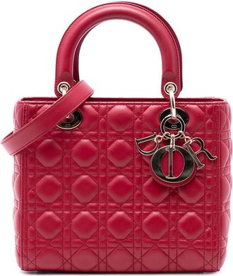 Dior Pre-owned Dior Medium Lambskin Cannage Lady Dior 29-MA-1220