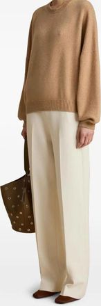 Khaite Womens Cambie Pant - Ivory - Size EU 34 (Womens)