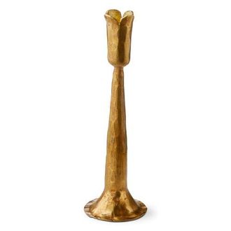 Tag Antique Brass Tulip Taper Candle Holder Iron 2.75 x 2.75 x 9 in in Gold at Nordstrom