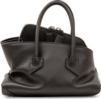 The Attico Black La Passeggiata Mini Satchel