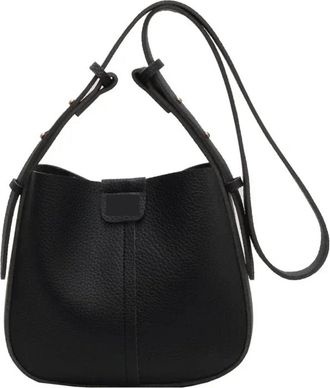 Generic Compatible For PU Womens Shoulder Bag Crossbody Large Capacity Composite(Black)