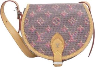 Louis Vuitton Pre-owned Schoudertas - Dames - Vintage Schoudertas - Roze - ONE Size - Leer - Vintage