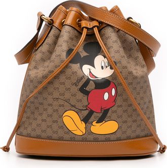 Gucci Micro GG Supreme Mickey Mouse Bucket Bag