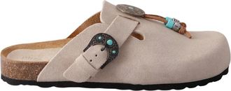 Taji Sabot 140 - Dames - Klompen - Beige - 36 EU - Leer - Schoenen