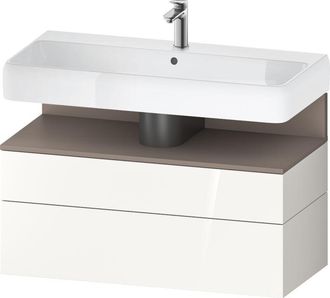 Duravit Qatego Mueble Bajo Lavabo, 1 Extra&iacute;ble Y 1 Caj&oacute;n, - Duravit