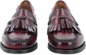 G.H. Bass & Co. Bordeaux Fringed Moc Toe Loafers