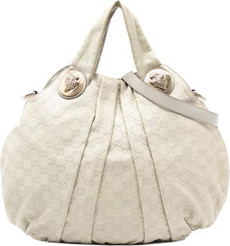 Gucci Pre-owned Gucci Large Guccissima Hysteria Satchel Ladies 197016 001013