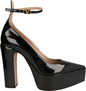 Valentino Tan-Go Patent Leather Platform Pumps