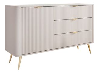 Mirjan24 C&oacute;moda Versoe 100, Beige, Con Cajones Y Puertas, N&uacute;mero De Cajones: 0, 82x139x38cm