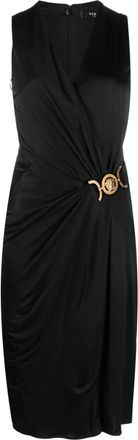 Versace Short jersey draped dress