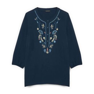 Fiorella Rubino Donna, Camicette, Blu, 3Xl, new