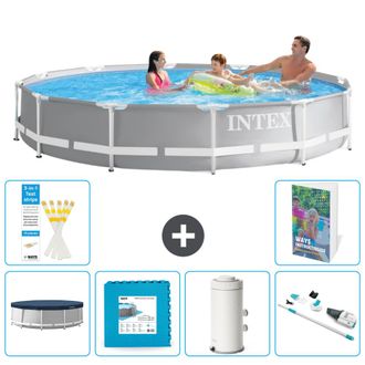 Intex Piscina Prism Frame Redonda - 366x76 Cm - 7-piezas S9