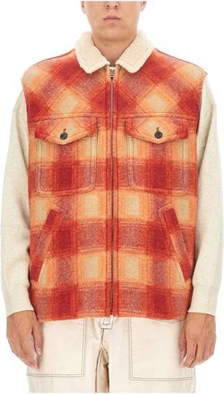 Isabel Marant Kiran Jacket - Heren - Bodywarmers - Veelkleurig - M - Wol - Jassen