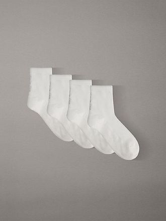 Calvin Klein 4 Pack Moisture-Wicking Mesh Ankle Socks