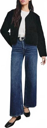 Rails Kiko Boxy Fit Jacket In Black Velvet